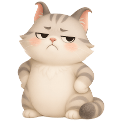 A cute, cat with pointy ears (No Text)