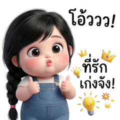 สาวน้อยผมเปีย หัวใจนุ่มนิ่ม