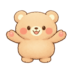 Cute Bear Daily Chat Stickers