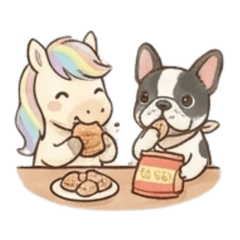 もふもふ動物｜フレブル・ポニー・ヒヨコ２