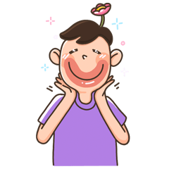 Boy Flower Daily Life