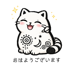 Greeting Mystery Cat