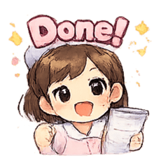 Greeting stamps for Nurse