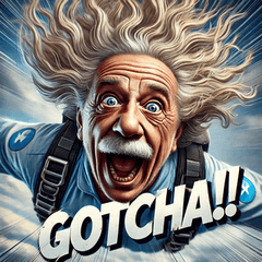 愛因斯坦空中無雙