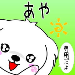 ♦️あや専用♦️使える名前スタンプ
