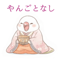 平安貴族桜文鳥