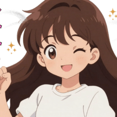 Cute girl stickers1966