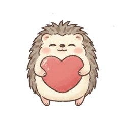mochihuwa Hedgehog Daily Stickers