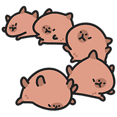 小水豚豆仔46 - 小水豚們吵吵鬧鬧4