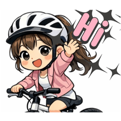 Andy Lin かわいい自転車女子