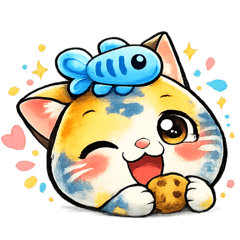 愛吃餅餅表情包｜VOS.01