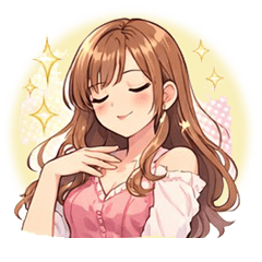 溫柔日常女孩・情緒小表情集