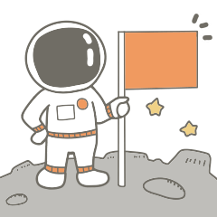 Uchu-Maru | Cute Everyday Space Stickers