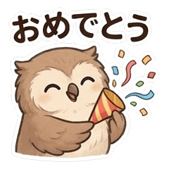 Mochi Mochi! Baby Owl Stickers2