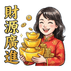 加分的過年用賀詞