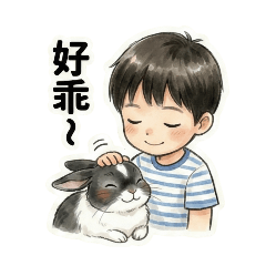 芝麻兔兔與小廷弟弟