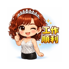 Q萌皇冠女神-日常祝福