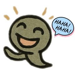 カエルの親子スタンプ