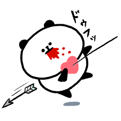 情侶用 熊貓情人節貼圖