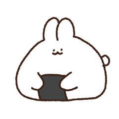 可愛小鎮的居民ー飯糰兔！