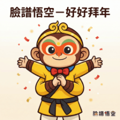 Face Opera Wukong: New Year Wishes