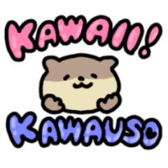 Otter Cheerful Sticker