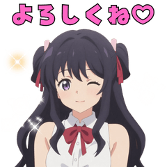Cute Japanese Idol Girl LINE Stickers