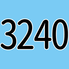 数字3240∼3279