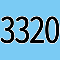 数字3320∼3359