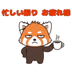 Sassy Red Panda Stickers