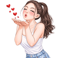 Angela so cute Valentine TW