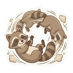 可愛迷人小浣熊