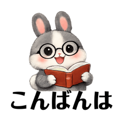 Happy Bunny Life Stickers