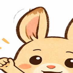 A Kind Bunny Encouraging Stickers