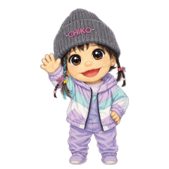 Puppet Chikochan-Daily stickers