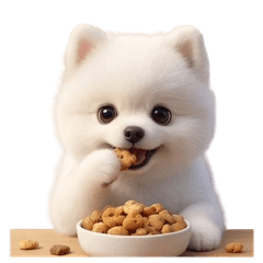 White pomeranian, Keita