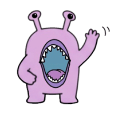 A monster who has lost his vocabulary