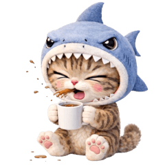 Babay Meow shark So cute (No text)