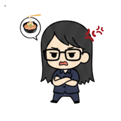 Bright Blue Glasses Girl