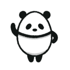 egg-shaped giant panda