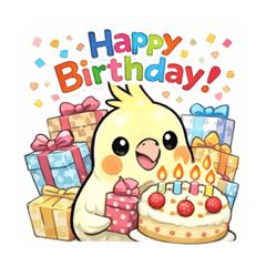 Cute Cockatiel Stamps S&P