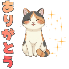 Adorable Calico Cat Daily Conversation