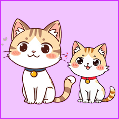 Cute kitten greetings