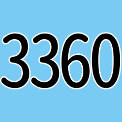 数字3360∼3399