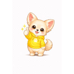 Fuku the Chihuahua   No Text Stickers