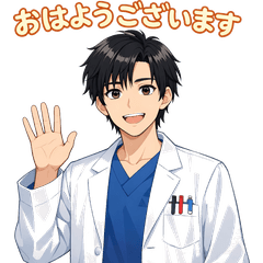 Smiling Pharmacist Stickers