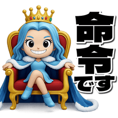 BluehairGirl Sticker