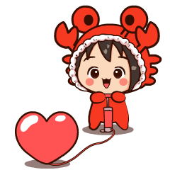 Chibi Crab 2 : Animated Stickers