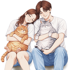 Minimal lovely couple 2 big no text