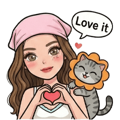 สาวเลี้ยงแมว